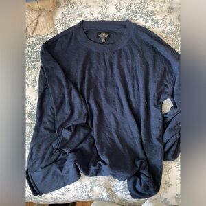 Lucky Brand Deep Blue Knit Top